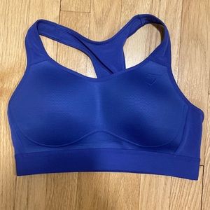 Gymshark Lightweight High Support Sports Bra, Size: Medium, Color: Dark Blue